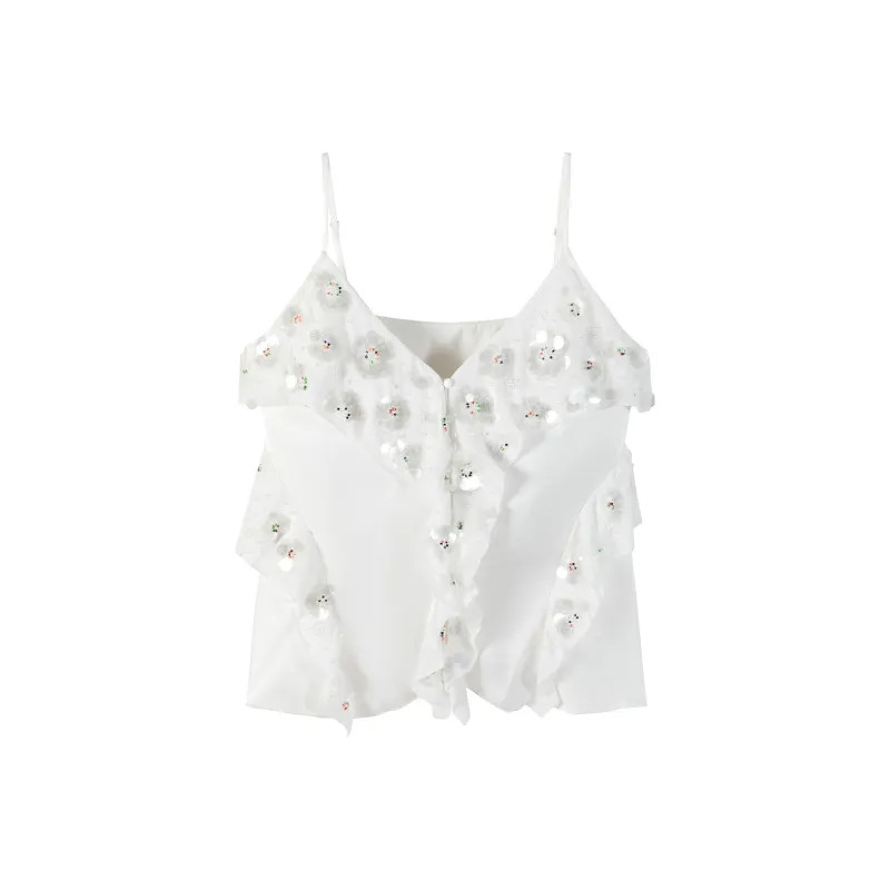 CARIEDO Camisole Women's Snow Pear White-0