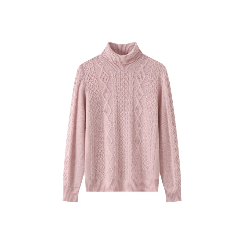 H YXIANG Cashmere Sweater Women's-3