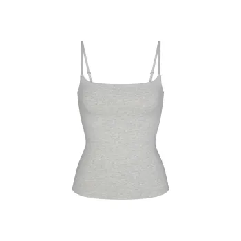 SKIMS COTTON JERSEY CAMI Camisole Women's LIGHT HEATHER GREY/Light Gray