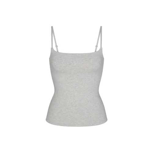 SKIMS COTTON JERSEY CAMI Camisole Women's Light Heather Grey/Light Gray