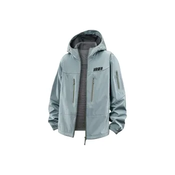 ROBINHOOD Jackets Coats Unisex Gray Green