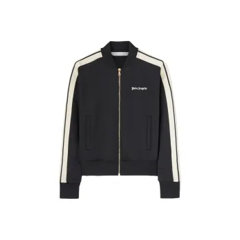 PALM ANGELS Logo Embroidered Zipped Jacket