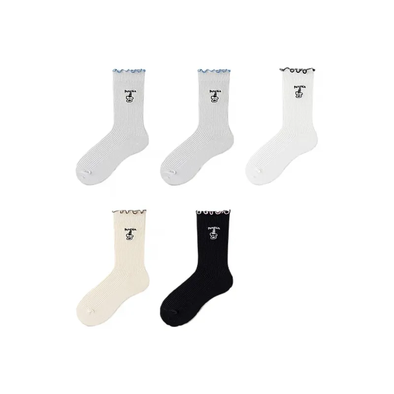 H YXIANG Mid Calf Socks Women's Combo Set-26