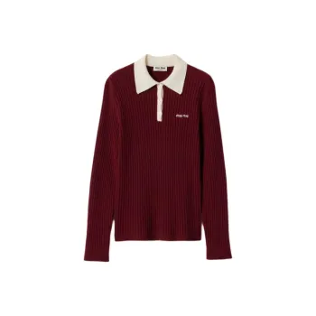 MIU MIU Cashmere Polo Shirt