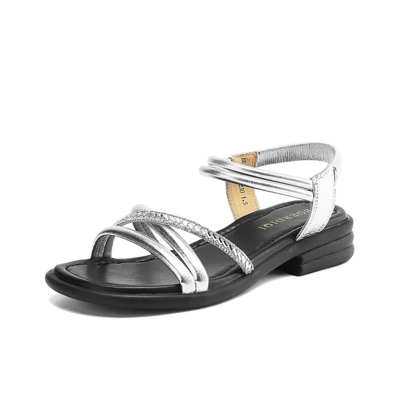 BOERDIQI One Strap Sandals 3.5cm Women's-7