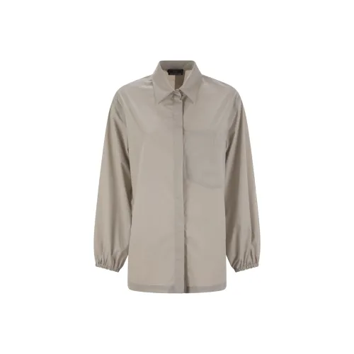 HERNO Elasticated Cuff Textured Shirt