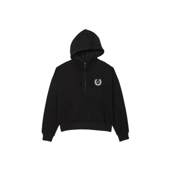 Victoria's Secret PINK IVY FLEECE FULL-ZIP HOODIE/PB Jackets Coats Women's Spring Orchid Pure Black