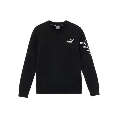 PUMA Sweatshirts Women's Black 01