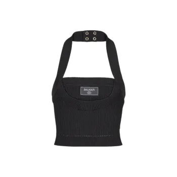 BALMAIN Halterneck Top