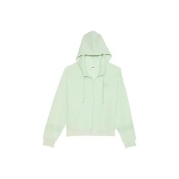 Victoria's Secret PINK Ivy Fleece Campus Full-Zip Hoodie/Mint Sweatshirt Women's Mint