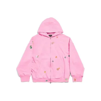 Balenciaga Fruity Zip Up Hoodie