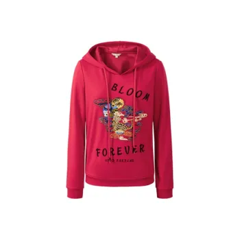 JZ. ANNAKRO Sweatshirt Women's Red Flower