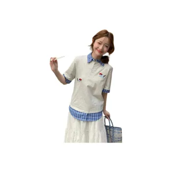 Mu Xiao Xin T Shirts Women's Gray
