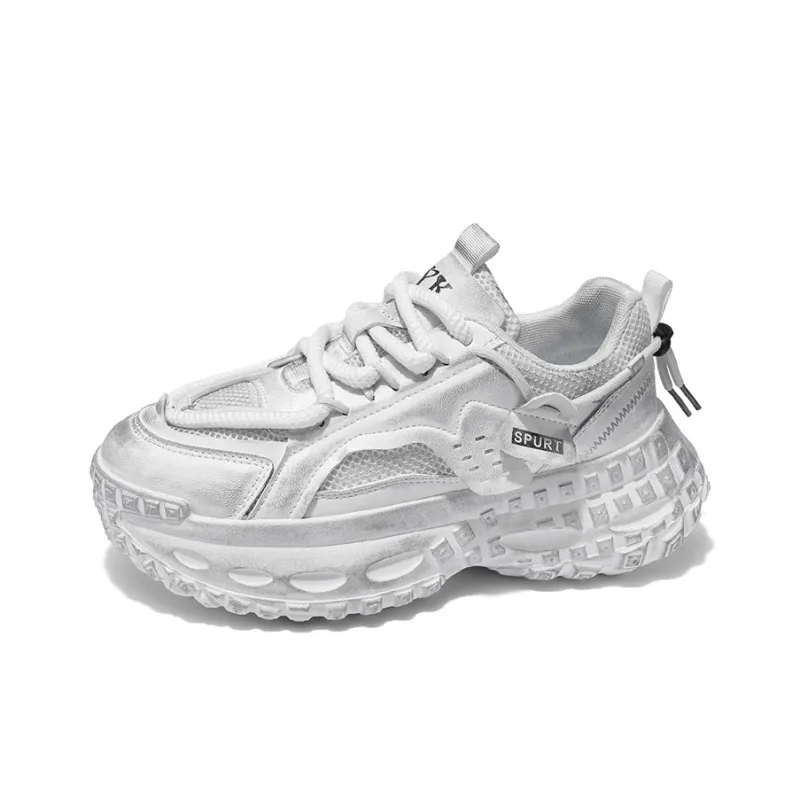 Hong Kong Meng Slip Resistant, Abrasion Resistant, Breathable Low Top Chunky Sneakers Men's-7