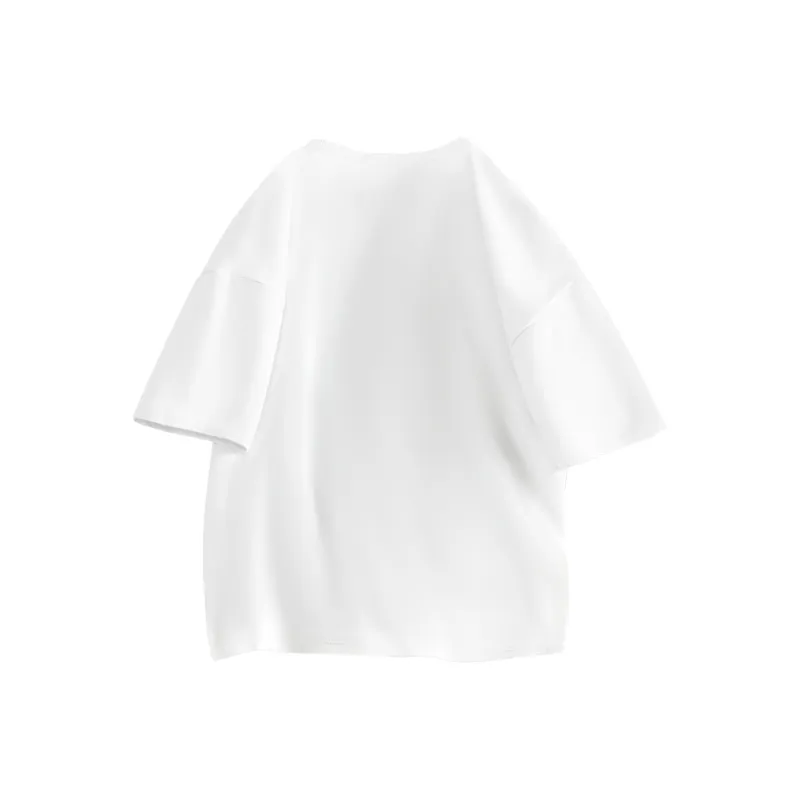 Tonlion Drop Shoulder Sleeve T Shirt Women's-19
