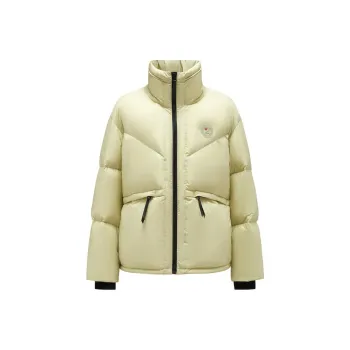 JZ Juzui Down Jacket Women's Yellow Green