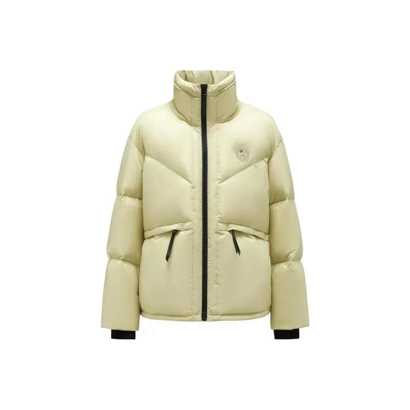 JZ Juzui Down Jacket Women's Yellow Green-0