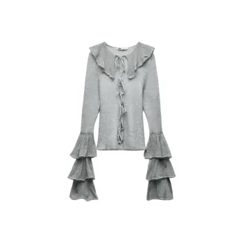 ZARA Knitwear Women's Gray
