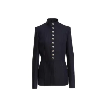 KHAITE The Samuel Pinstriped Jacket