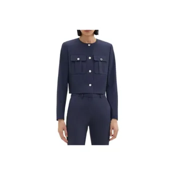 THEORY Jackets Coats Women's Deep Sea Blue