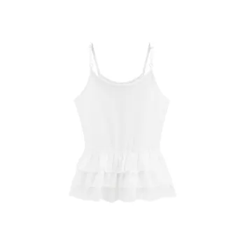 GLEE DIARY Camisole Women's White