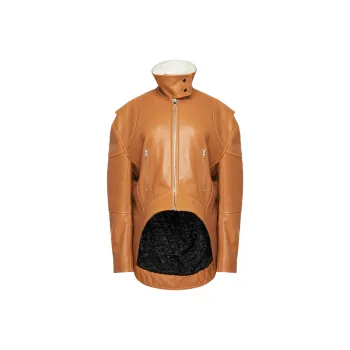 JW Anderson Curved Leather Jacket