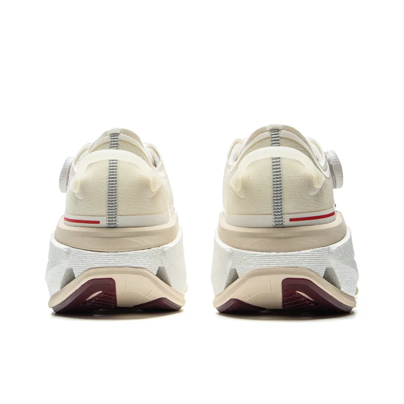 LiNing Liuliu 8 PRO Cushioning, Slip Resistant, And Abrasion Resistant Low Top Carbon Plate Running Shoes Men's Ecru-5
