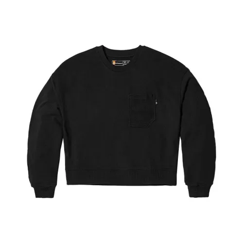 Timberland BURGUNDY Sweatshirt Women's Black