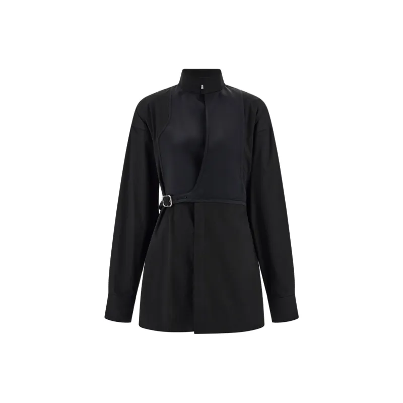 Ferragamo Bib detail Shirt-0