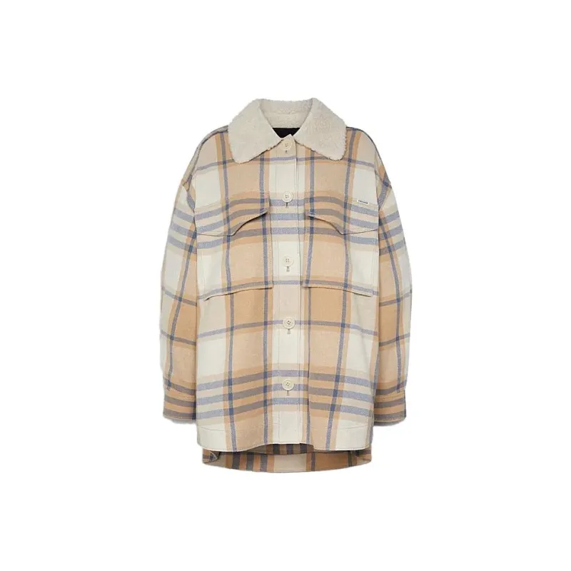 COACH Jackets Women's Khaki-0