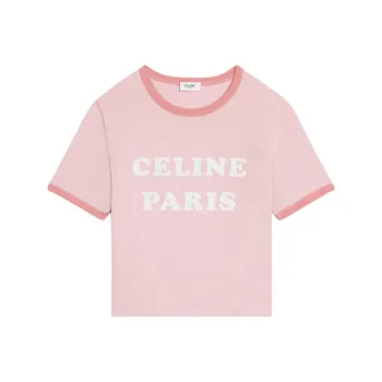 CELINE Paris 70's T shirt In Cotton Jersey