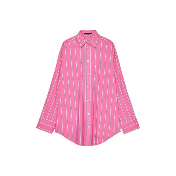 ZARA Shirt Women's Dark Purple Red