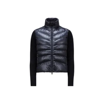 Moncler Panelled Zip Up Padded Jacket