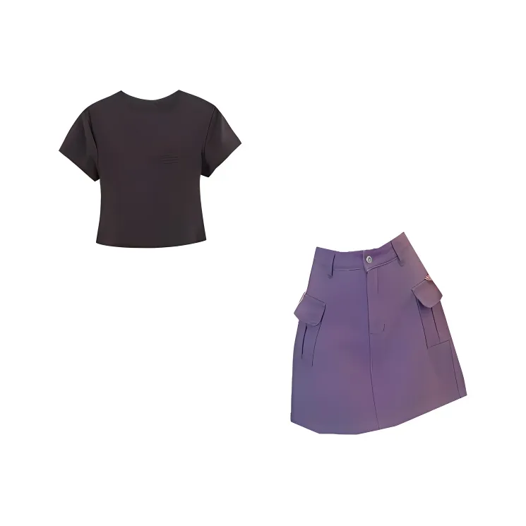 XIAOJUCHUANLI Skirt Set Women's-1