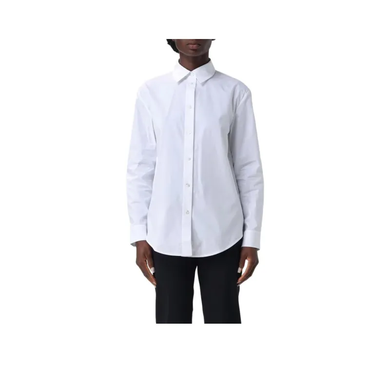 MaxMara Antille Button Up Stretch Shirt-0