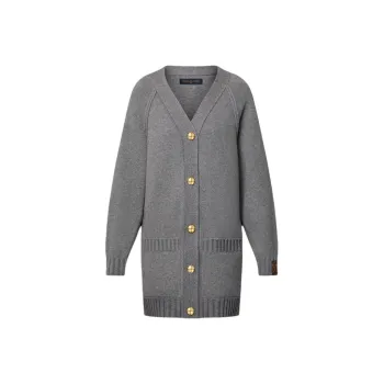LOUIS VUITTON Oversized Button Up Cardigan