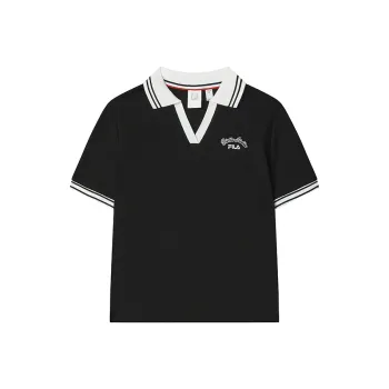 FILA TENNIS Polo Shirt Women's Jet Black BK