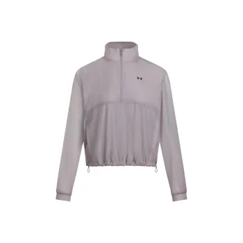 Under Armour Rival Jackets Coats Women's Daybreak Gray Pink