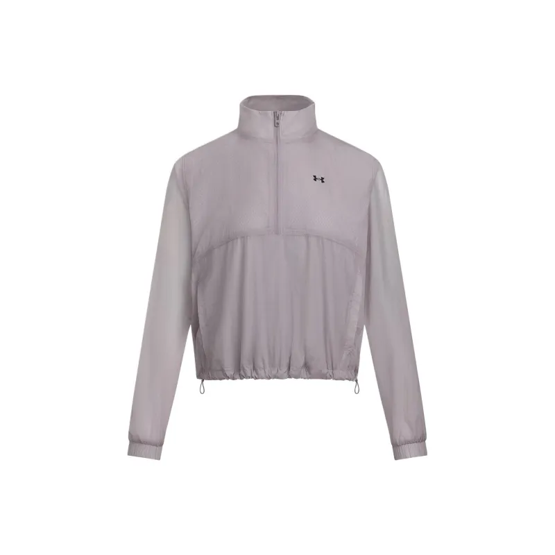 Under Armour Rival Jackets Coats Women's Daybreak Gray Pink-0