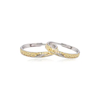 FOREVER MELODY 925 Sterling Silver Rings Unisex