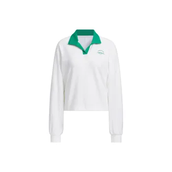 Adidas Verbiage Crew Jacket Sweatshirt Women's White
