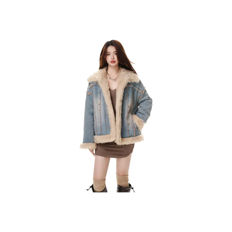 Li Zixian Jackets Women's Blue-0