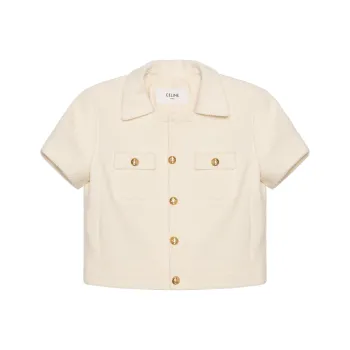 CELINE Jackets Women's Pink Chalk White