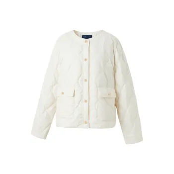 3COLOUR Down Jacket Women's Ecru