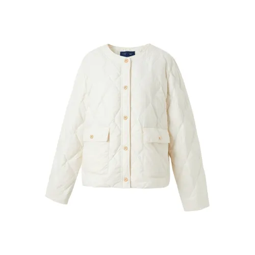 3COLOUR Down Jacket Women's Ecru
