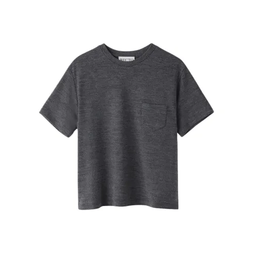 RECTO T Shirt Women's MELANGE GREY/Mixed Color Gray