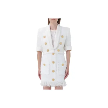 BALMAIN Tweed Cropped Jacket