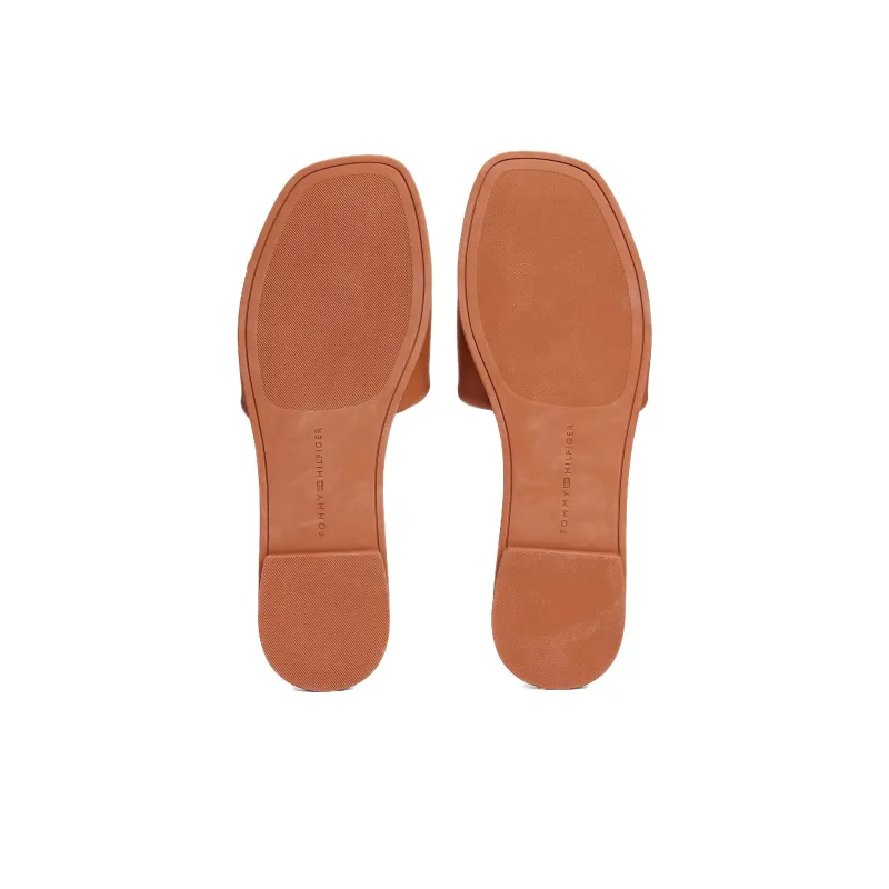 Tommy Hilfiger TH Monogram Slide Slippers Women's Brown-5