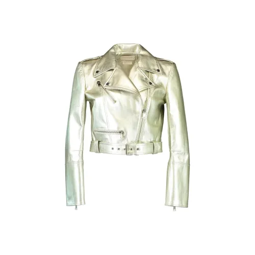 Alexander McQueen Jackets Coats Women's Light Green