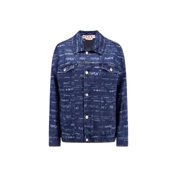 MARNI Logo-print Denim Jacket